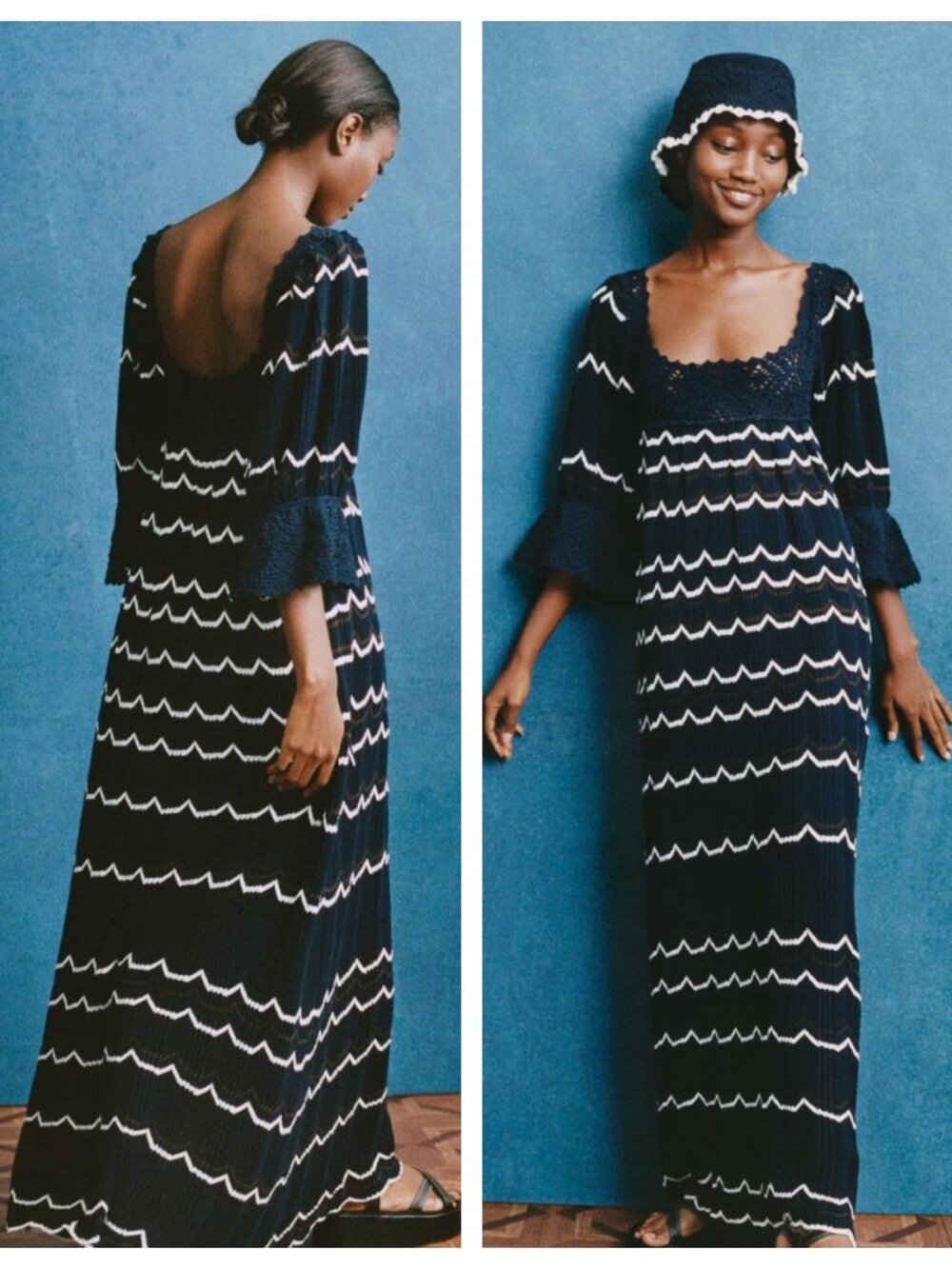 Rebecca Taylor Lace Maxi Sweater Dress